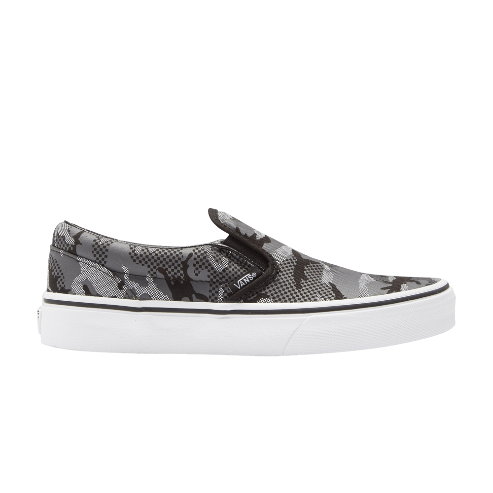 (Grade School) Vans Classic Slip-On 'Black Camo' VN0A4UH80GS