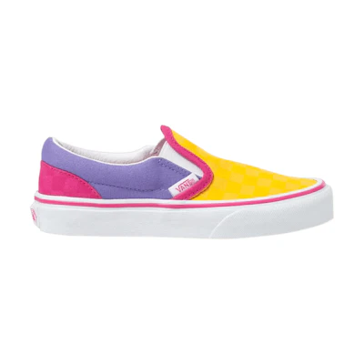 (GS) Vans Classic Slip-On 'Checkerboard - Multi Pop'