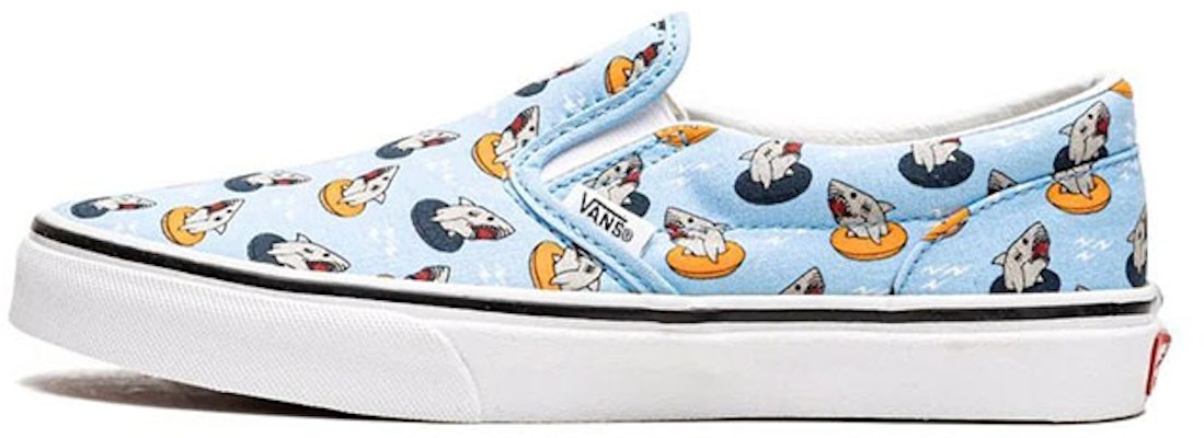 (SD) Vans Classic Slip-On 'Floatie Sharks' Anak-anak VN0A32QIVJB Buy (SD) Vans Classic Slip-On 'Floatie Sharks' Anak-anak VN0A32QIVJB
