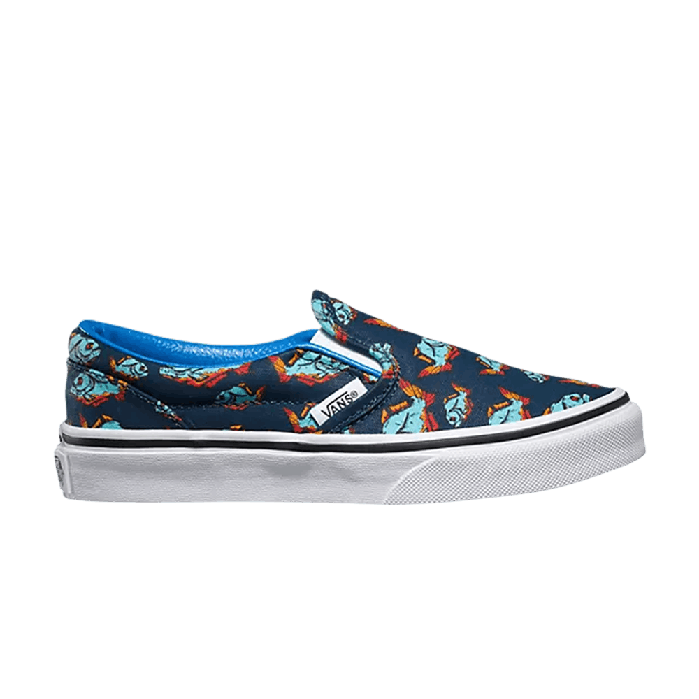 Buy (Grade School) Vans Classic Slip-On 'Piranha' VN0004J2IHM