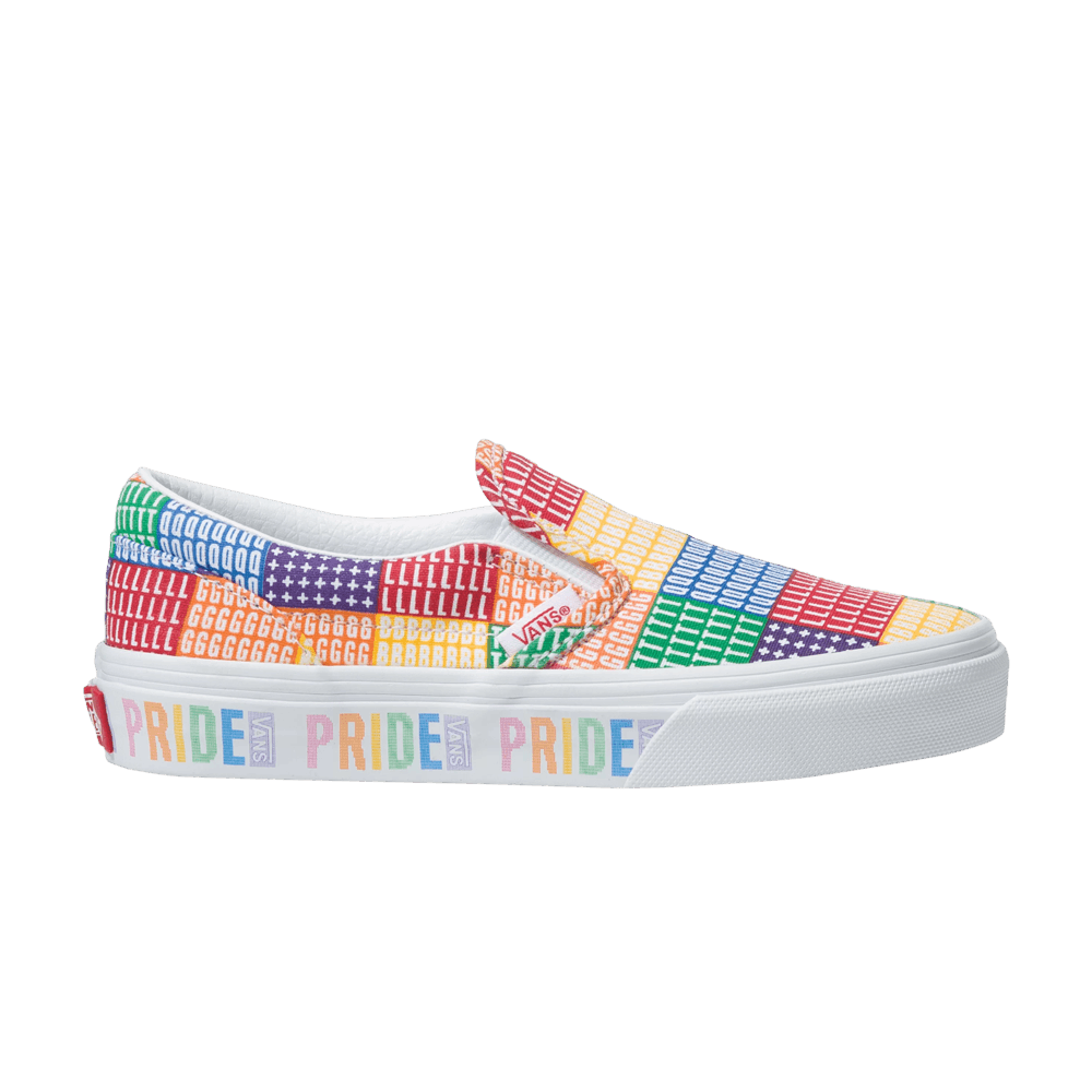 Buy (Vans Para Niños) Vans Classic Slip-On 'Pride' edición infantil VN0A3BUT3WJ