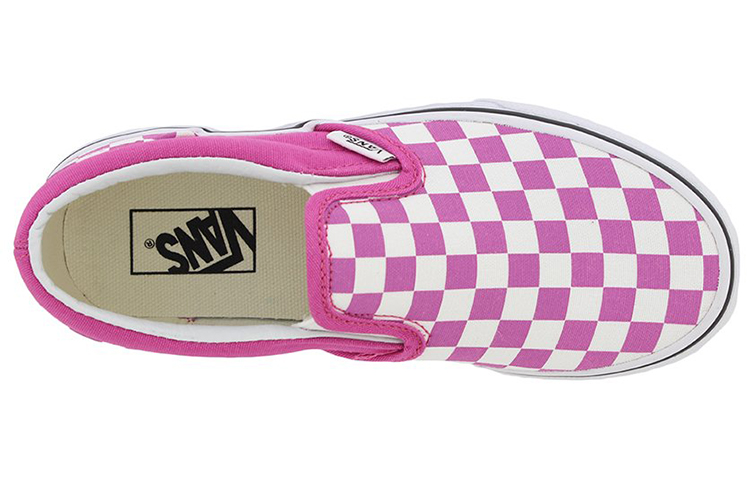 Lookbook GS ヴァンズ クラシックス スリッポン "ラズベリーローズチェッカー" VN0A32QIQ6T