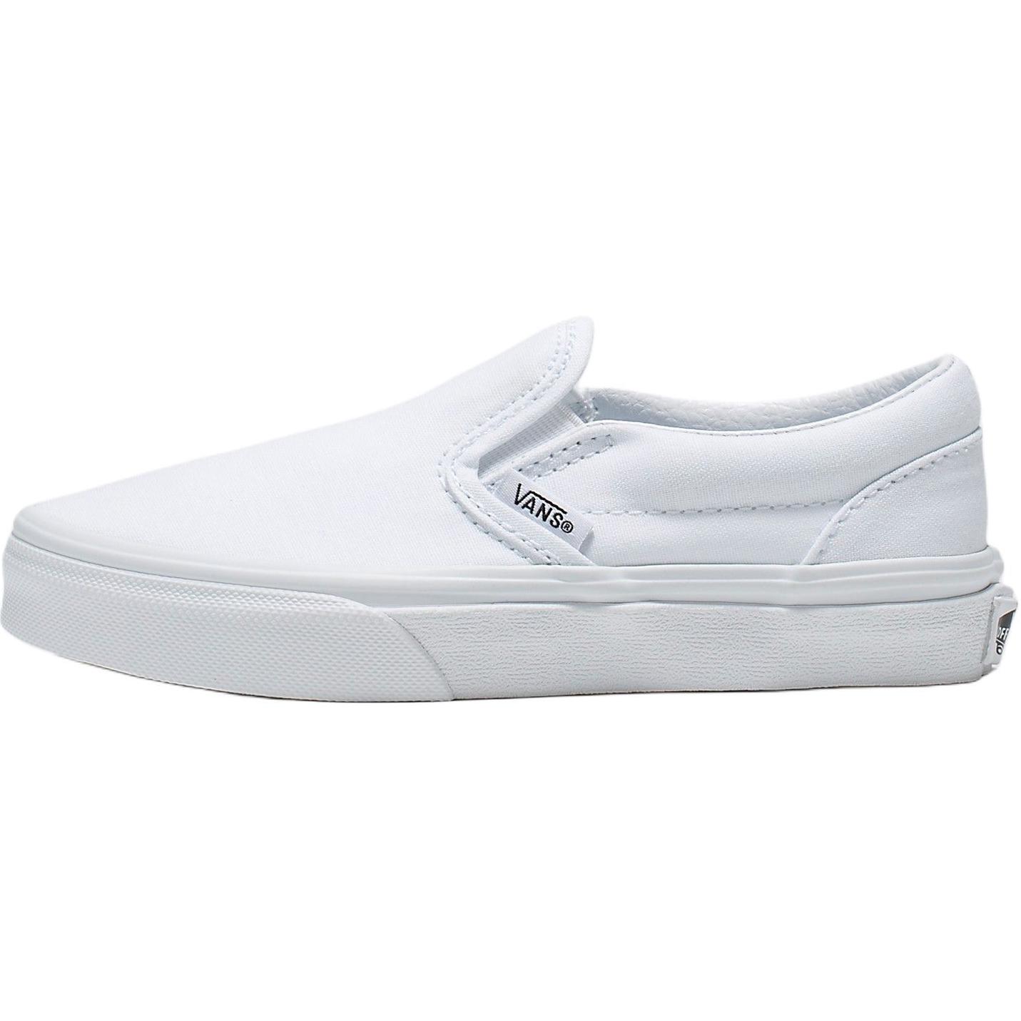 (Grade School) Vans Classic Slip-On 'True White' VN000ZBUENS