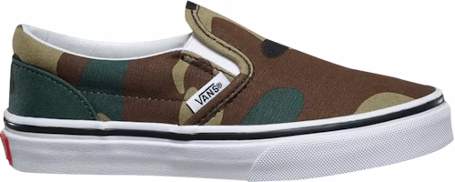 (Grade School) Vans Classic Slip-On 'Woodland Camo' VN0A32QINRA (Grade School) Vans Classic Slip-On 'Woodland Camo' VN0A32QINRA
