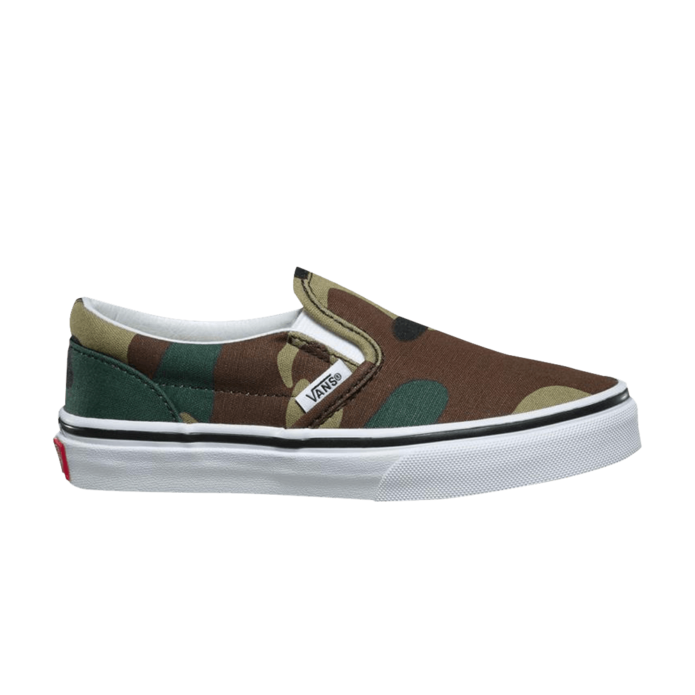 (Grade School) Vans Classic Slip-On 'Woodland Camo' VN0A32QINRA