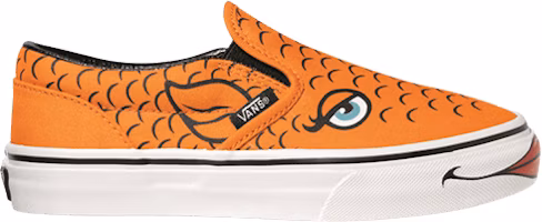 (Grade School) Vans Classic Slip-on Gold Fish 'Orange White' 0LYG5I4 (Grade School) Vans Classic Slip-on Gold Fish 'Orange White' 0LYG5I4