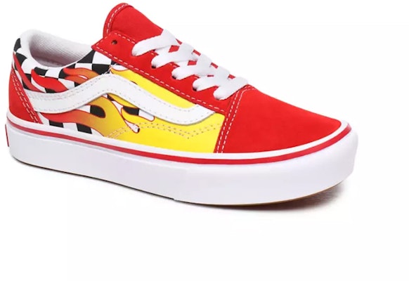 (Sekolah Rendah) Vans ComfyCush Old Skool 'Flame Checkerboard' VN0A4U1QXWC Shop (Sekolah Rendah) Vans ComfyCush Old Skool 'Flame Checkerboard' VN0A4U1QXWC