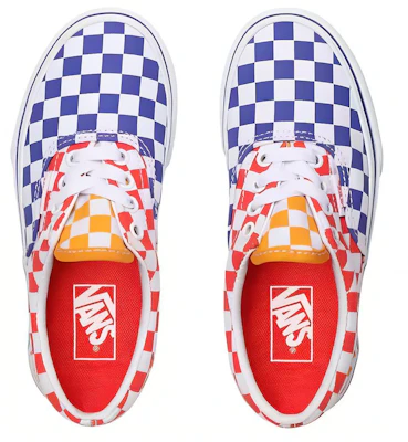 (Vans Era '三色棋盘格' 儿童款) VN0A4UHXWK0 Lookbook (Vans Era '三色棋盘格' 儿童款) VN0A4UHXWK0