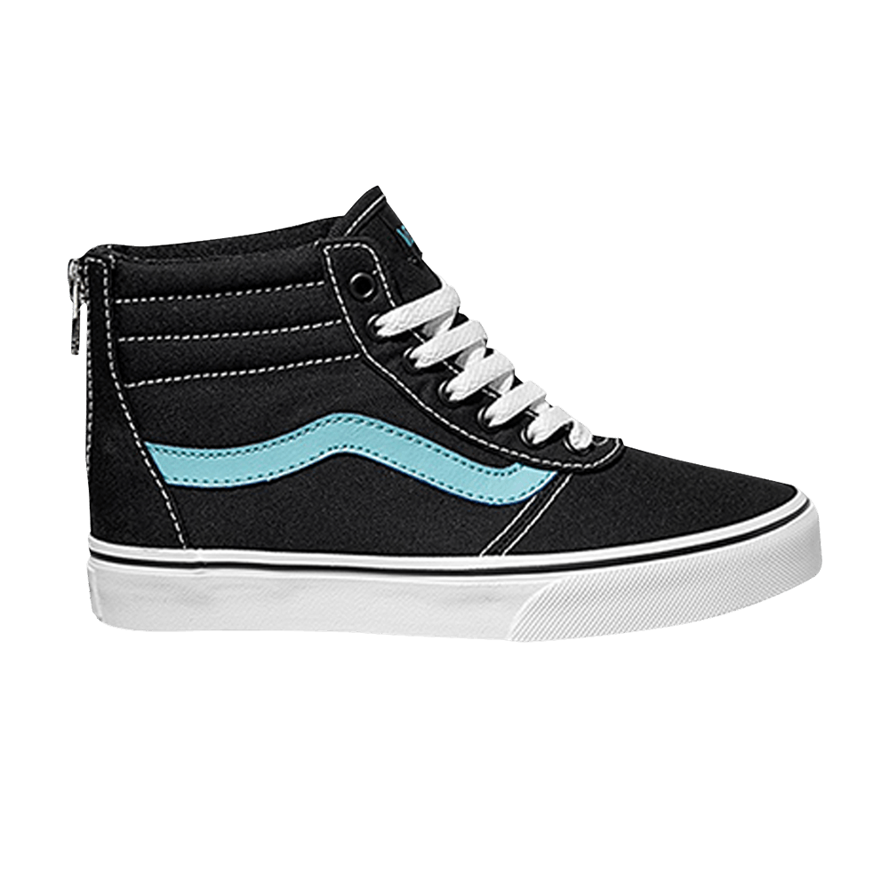 (Grade School) Vans Maddie High Zip 'Black Blue Radiance' VN0A3IT2OD9