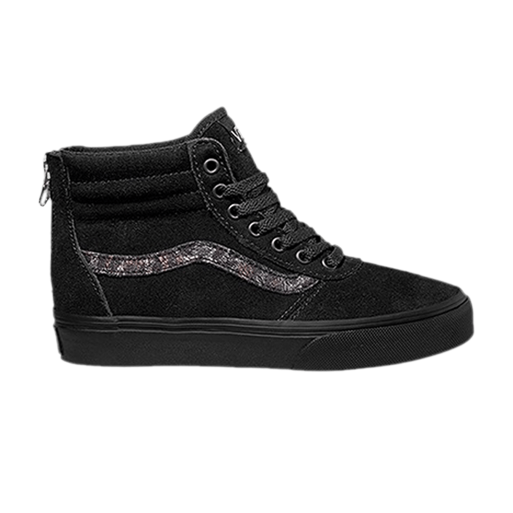 (Grade School) Vans Maddie High Zip 'Cheetah - Black' VN0A3IT29TT