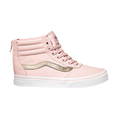 (GS) Vans Maddie High Zip 'Iridescent Pink'