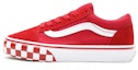 Buy (小童) 范斯 Old Skool '格纹保险杠 - 辣椒红' VN0A4BUU32W