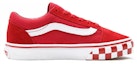 Order (小童) 范斯 Old Skool '格纹保险杠 - 辣椒红' VN0A4BUU32W