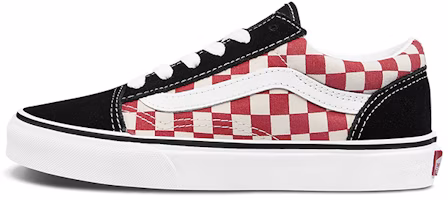 (Grade School) Vans Old Skool 'Checkerboard - Black Red' VN0A38HB35U (Grade School) Vans Old Skool 'Checkerboard - Black Red' VN0A38HB35U