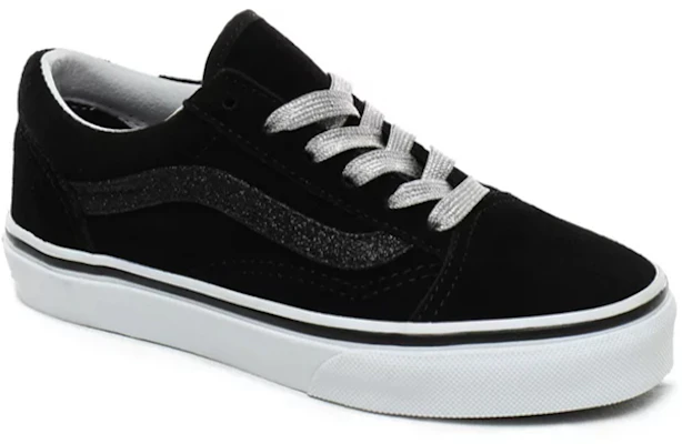 (Grade School) Vans Old Skool 'Glitter Sidestripe - Black' VN0A4BUUXNO Shop (Grade School) Vans Old Skool 'Glitter Sidestripe - Black' VN0A4BUUXNO