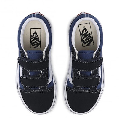 (Grade School) Vans Old Skool V 'Navy' VN000VHENWD Lookbook (Grade School) Vans Old Skool V 'Navy' VN000VHENWD