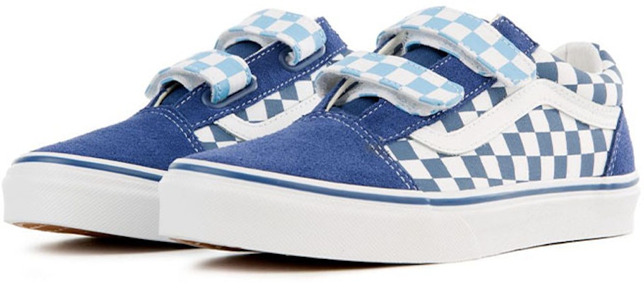 (Grade School) Vans Old Skool V 'True Navy Checkerboard' VN0A38HDVDX Lookbook (Grade School) Vans Old Skool V 'True Navy Checkerboard' VN0A38HDVDX