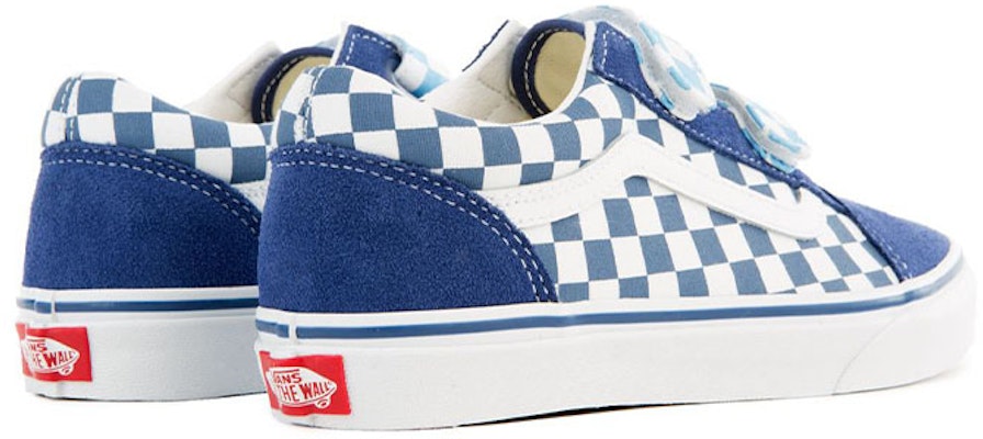 (Grade School) Vans Old Skool V 'True Navy Checkerboard' VN0A38HDVDX Shop (Grade School) Vans Old Skool V 'True Navy Checkerboard' VN0A38HDVDX