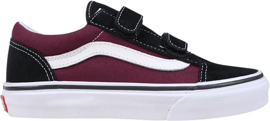 Vans Old Skool Velcro 'Negro Borgoña' (Escolar) VN0A38HDQ7J Buy Vans Old Skool Velcro 'Negro Borgoña' (Escolar) VN0A38HDQ7J