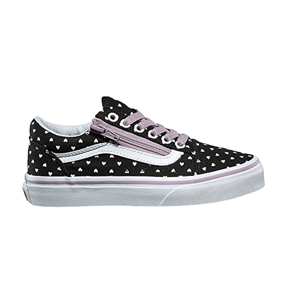 (Grade School) Vans Old Skool Zip 'Micro Heart' VN0A38HEOFJ