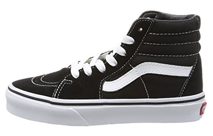 (Grade School) Vans Sk8-Hi 'Checkerboard - Black Pewter' VN000D5FEO0