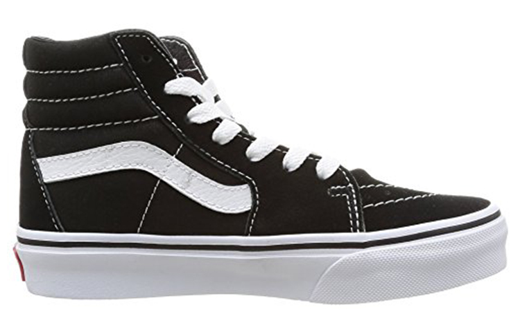 Order Vans Sk8-Hi Checkerboard Hitam Pewter (Ukuran Anak) VN000D5FEO0