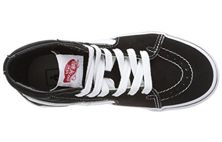 Lookbook Vans Sk8-Hi Checkerboard Hitam Pewter (Ukuran Anak) VN000D5FEO0