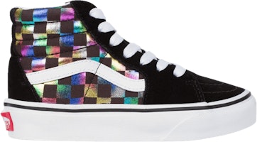 (Grade School) Vans Sk8-Hi 'Checkerboard - Iridescent' VN0A4BUWSRY (Grade School) Vans Sk8-Hi 'Checkerboard - Iridescent' VN0A4BUWSRY