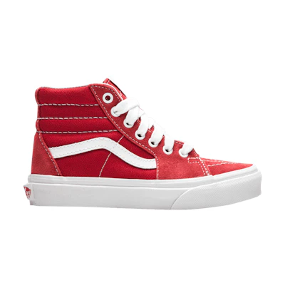 (GS) Vans Sk8-Hi 'Varsity Canvas - Racing Red'