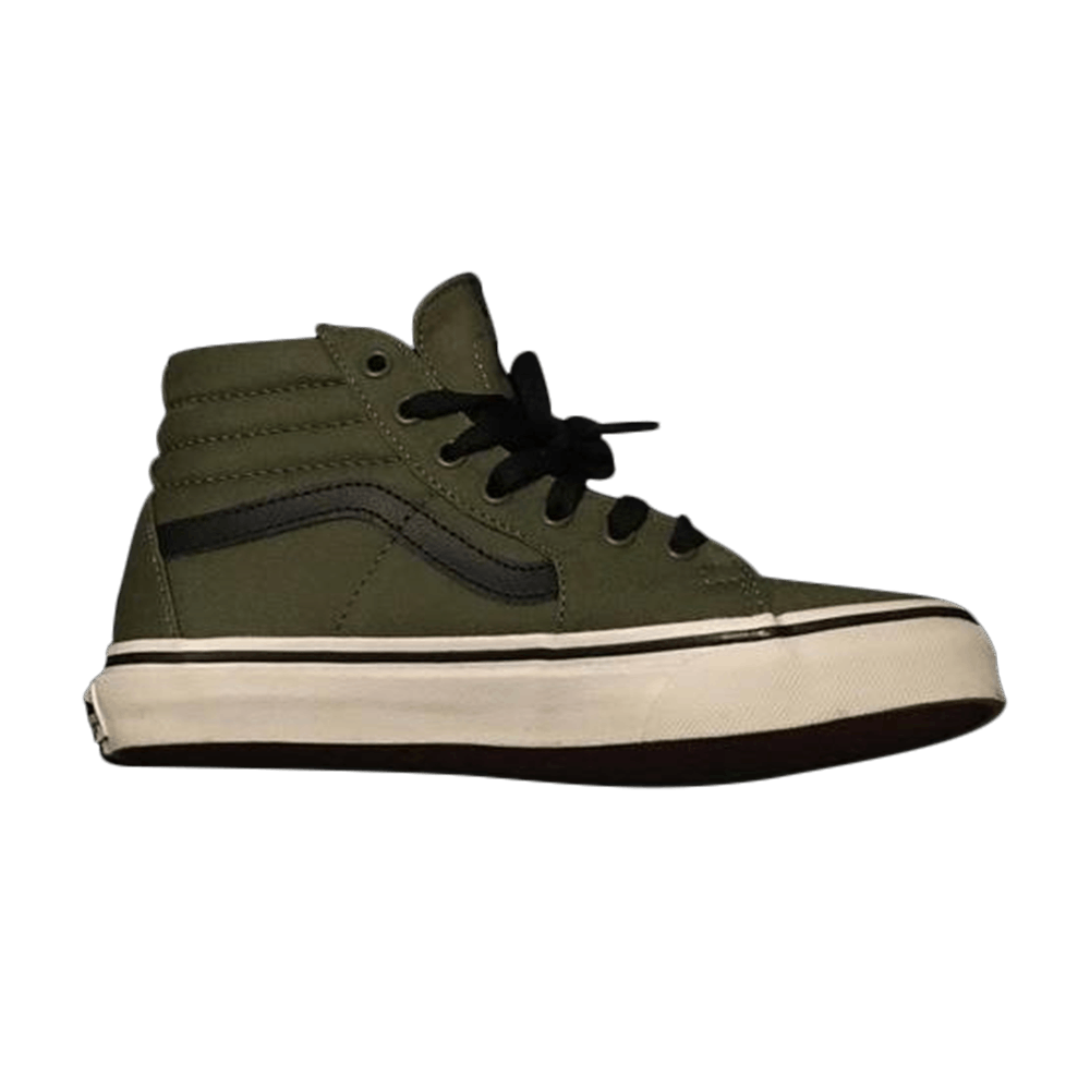 (Grade School) Vans Sk8-Hi Canvas 'Olive' VN0A32QHNQQ