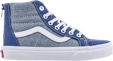 (Grade School) Vans Sk8-Hi Zip 'Chambray' VNA3276VIO-BLU (Grade School) Vans Sk8-Hi Zip 'Chambray' VNA3276VIO-BLU