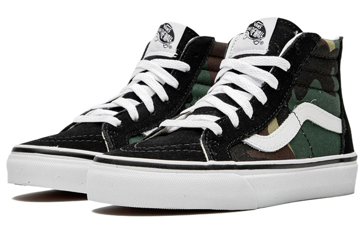 Order (Grade School) Vans Sk8-Hi Zip 'Woodland Camo' VN0A3276NRA