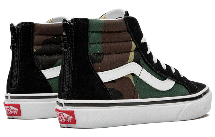 Lookbook (Grade School) Vans Sk8-Hi Zip 'Woodland Camo' VN0A3276NRA