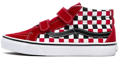 (Grade School) Vans Sk8-Mid Reissue V 'Checkerboard - Racing Red' VN0A38HHT4T (Grade School) Vans Sk8-Mid Reissue V 'Checkerboard - Racing Red' VN0A38HHT4T