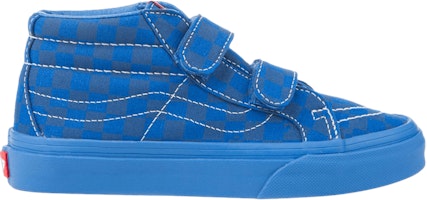 (Grade School) Vans Sk8-Mid Reissue V 'Mono Checkerboard - Blue' VN0A346YQ83 (Grade School) Vans Sk8-Mid Reissue V 'Mono Checkerboard - Blue' VN0A346YQ83