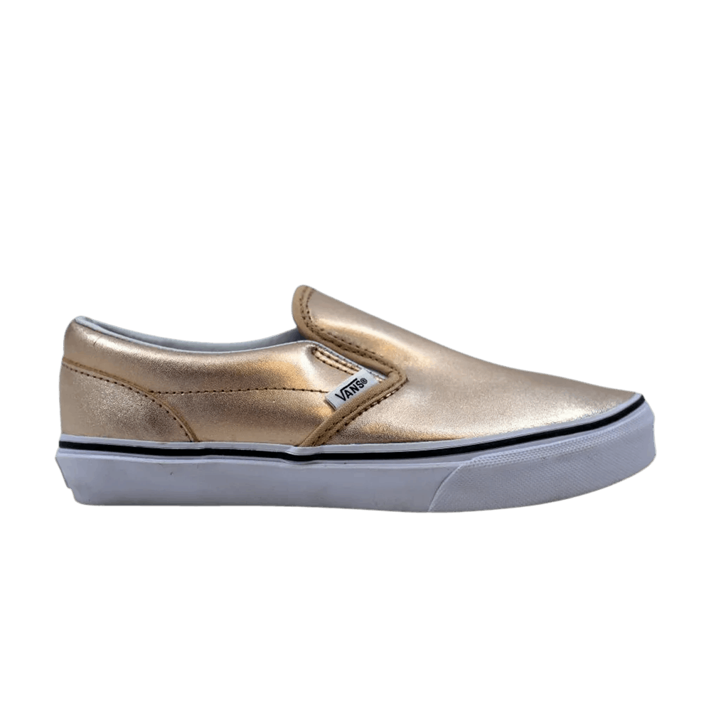 (Grade School) Vans Slip-On &#x27;Metallic Rose Gold&#x27; VN0004J2IGA
