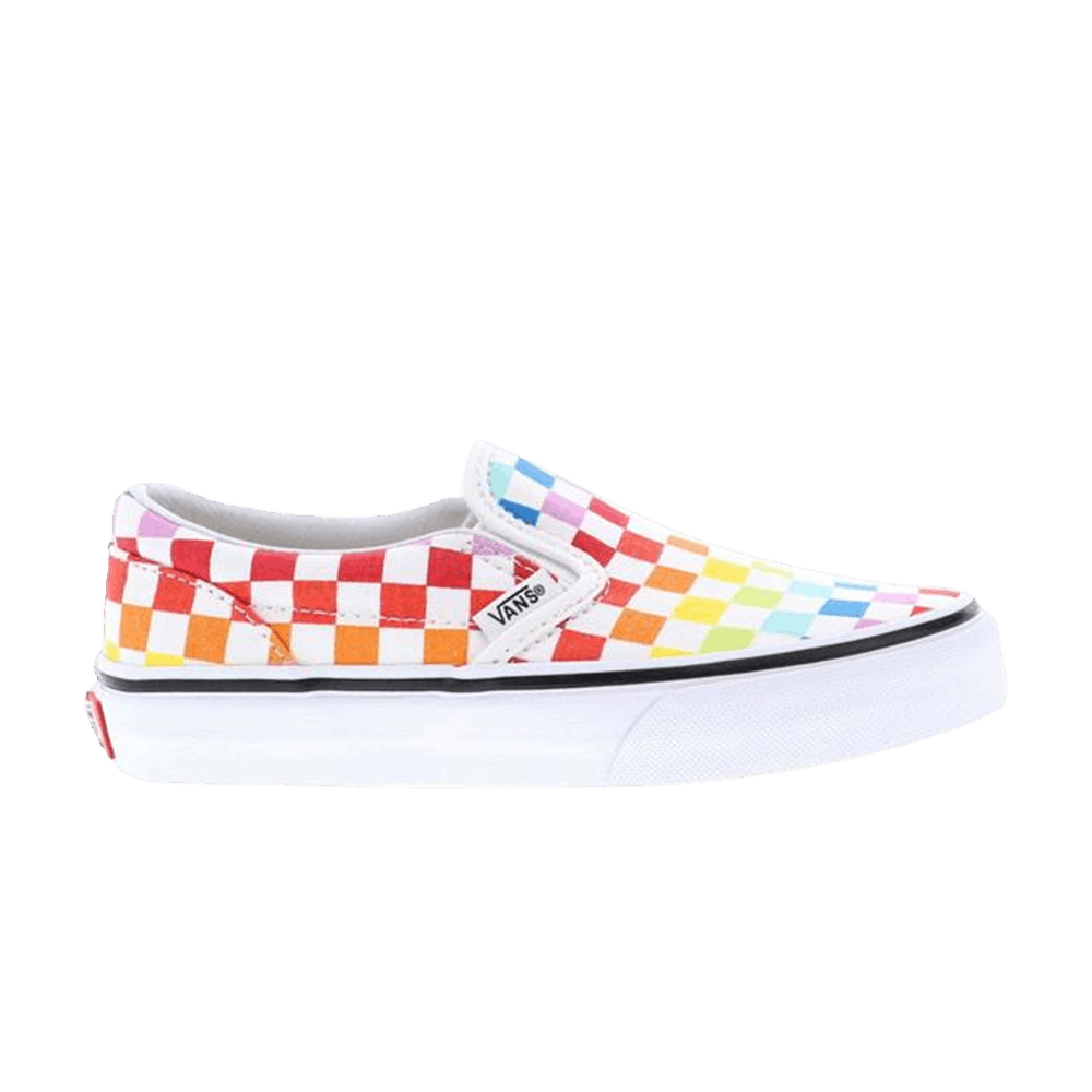 Buy (Grade School) Vans Slip-On 'Rainbow' VN0A32QIU09