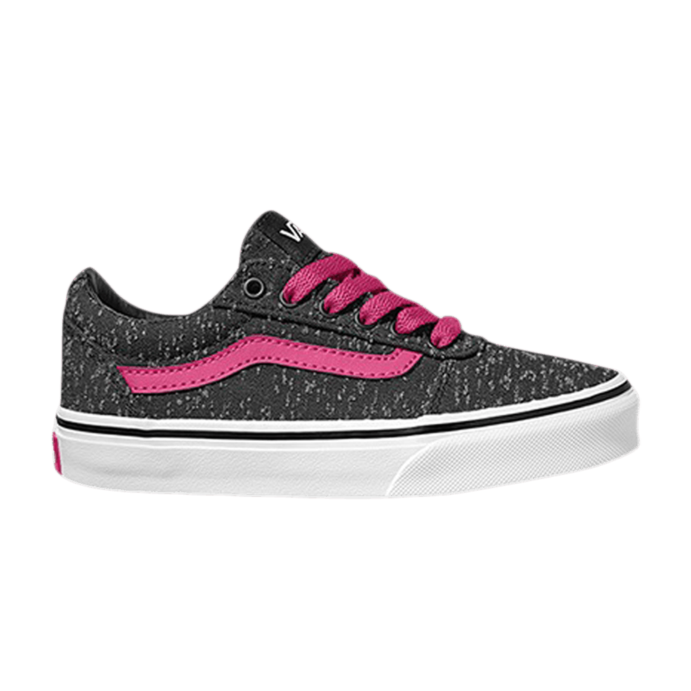 Buy (Zapatillas Escolares) Vans Ward 'Lienzo Jaspeado - Negro Magenta' VN0A3TFWU3F