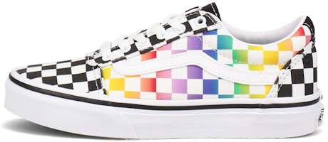 (Grade School) Vans Ward 'Rainbow Checkerboard' VN0A3TFW3RL (Grade School) Vans Ward 'Rainbow Checkerboard' VN0A3TFW3RL