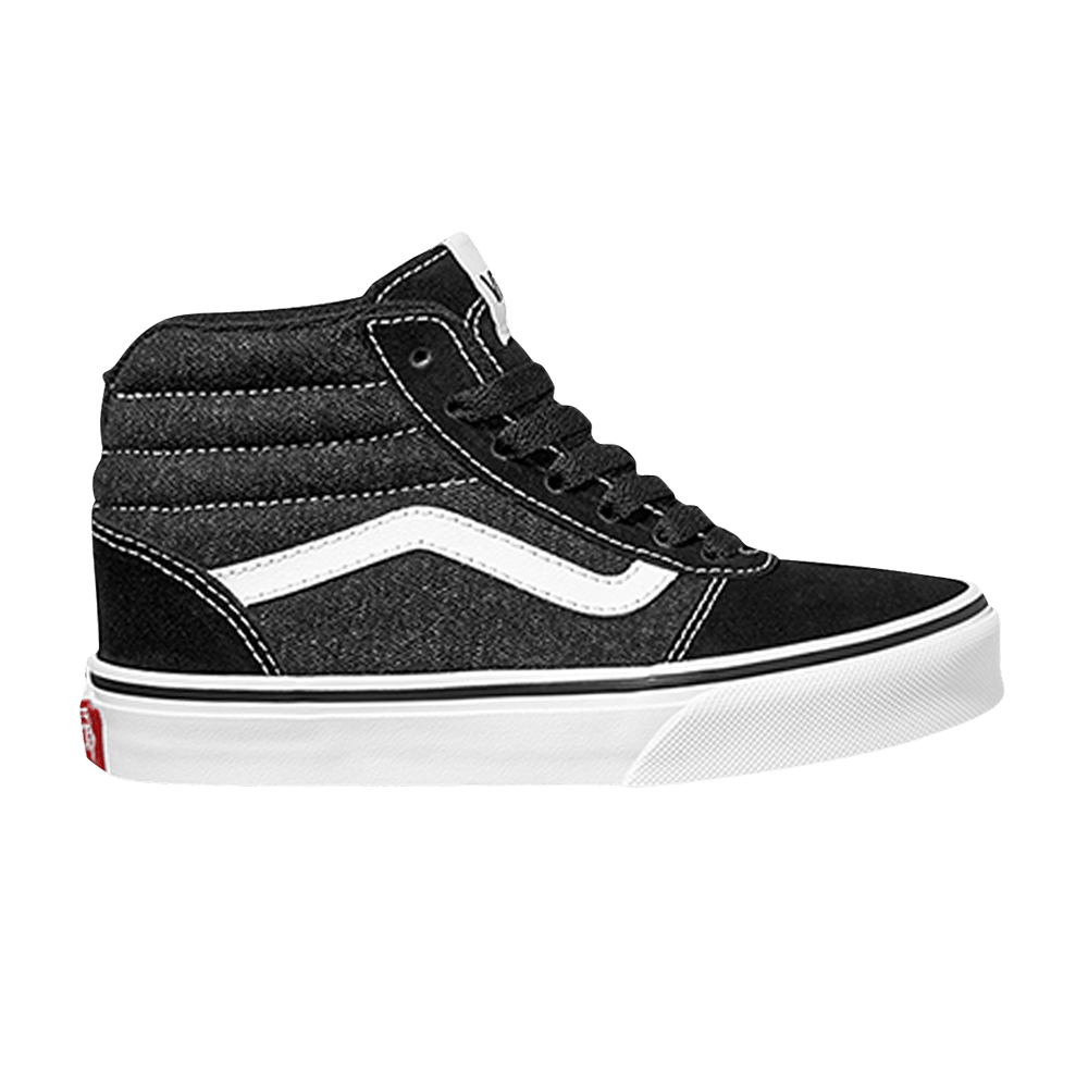 Buy (초등학생) 반스 워드 하이 '샴브레이 - 블랙 화이트' VN0A38JA4ZH