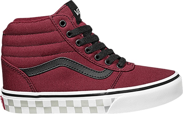 (Sekolah Dasar) Vans Ward High 'Check Foxing - Merah Cabernet' VN0A38JAQ56 Buy (Sekolah Dasar) Vans Ward High 'Check Foxing - Merah Cabernet' VN0A38JAQ56