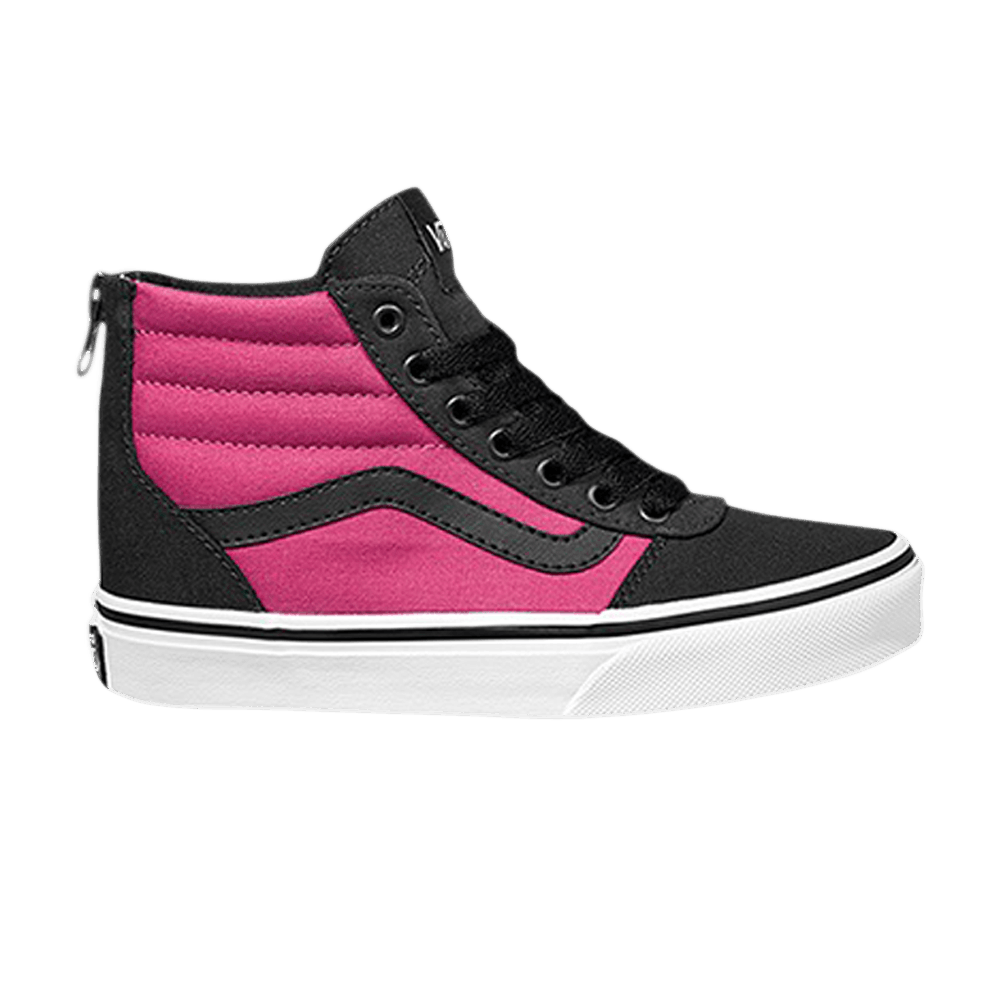 (Grade School) Vans Ward High Zip 'Black Magenta' VN0A3TK2FFS