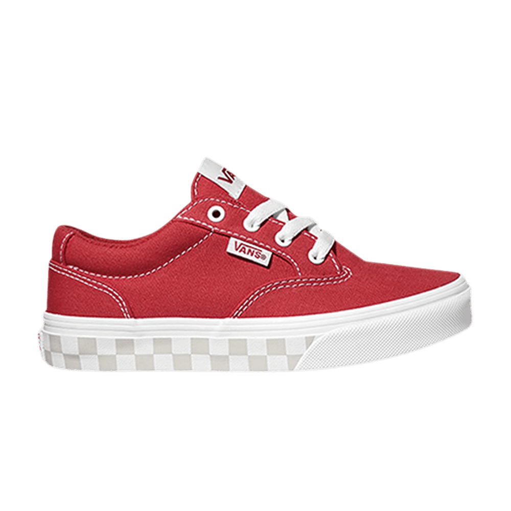 (Grade School) Vans Winston 'Checkered Foxing - Red' VN000300R82