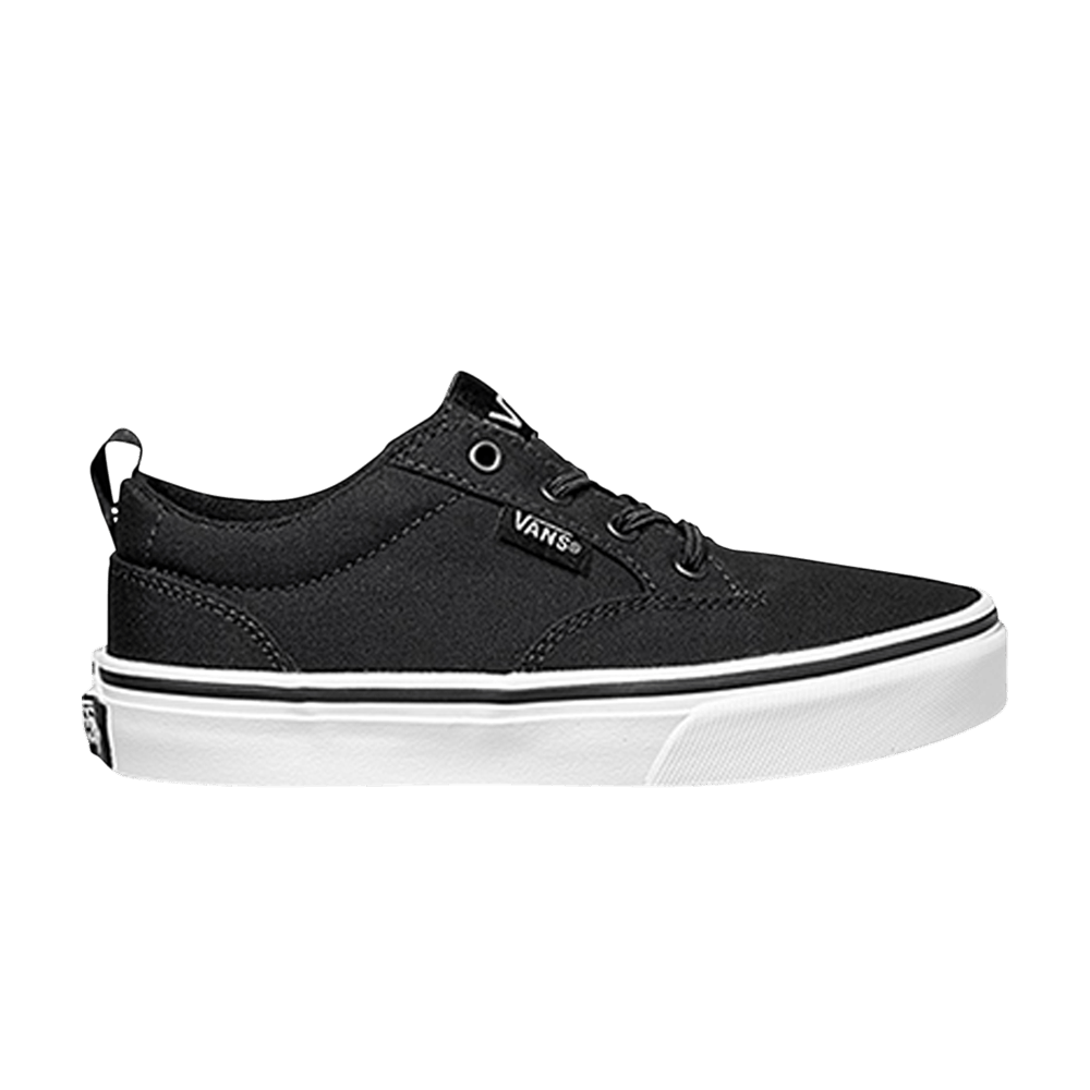 (Grade School) Vans Winston Slip-On 'Black White' VN0004LN187