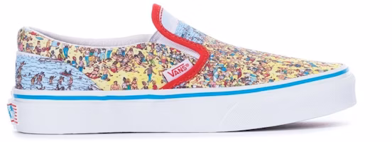 (Grade School) Where's Waldo? x Vans Classic Slip-On 'Find Steve' VN0A4BUT3WO (Grade School) Where's Waldo? x Vans Classic Slip-On 'Find Steve' VN0A4BUT3WO