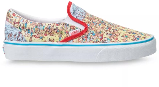 (Kelas Sekolah) Where's Waldo? x Vans Classic Slip-On 'Temukan Steve' VN0A4BUT3WO Order (Kelas Sekolah) Where's Waldo? x Vans Classic Slip-On 'Temukan Steve' VN0A4BUT3WO