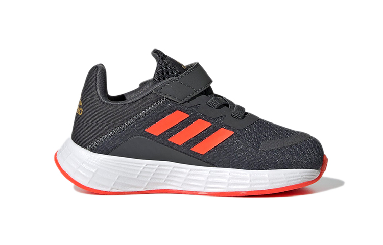 Order 【TD嬰幼兒】adidas Duramo SL 輕便透氣休閒運動鞋 灰橙色