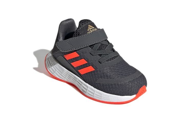 Lookbook 【TD嬰幼兒】adidas Duramo SL 輕便透氣休閒運動鞋 灰橙色