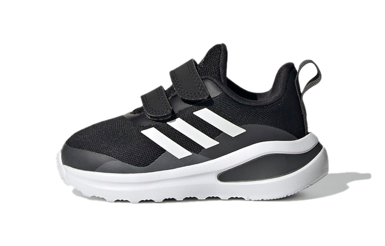 (Infant) adidas Fortarun Double Strap 'Black White'