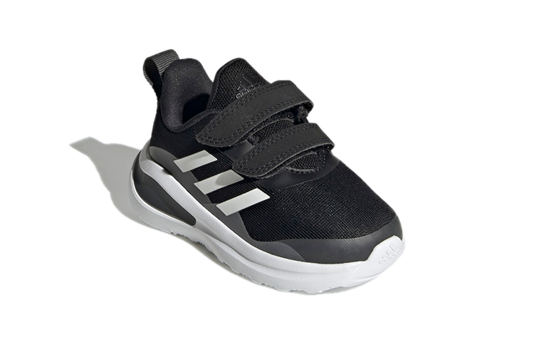 (Infant) adidas Fortarun Double Strap 'Black White' 圖 3